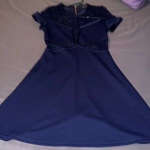 Navy blue dress xs like new